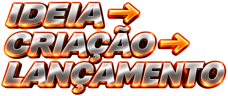 Ideia → Criação → Lançamento